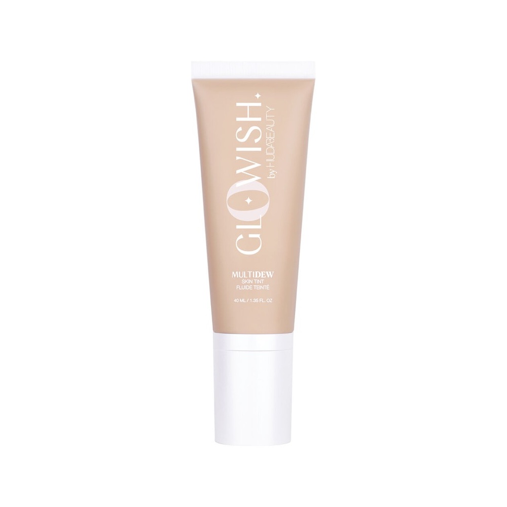 LIGHT-MEDIUM HUDA BEAUTY GLOWISH MULTIDEW CC BB SKIN TINT BRIGHTEN COVERAGE GLOW